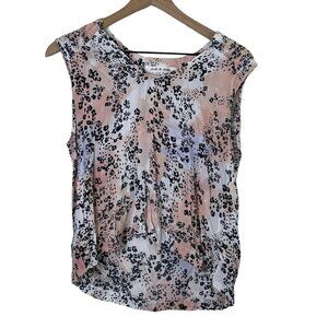 Cloth & Stone for Anthropologie Leopard Print Sleeveless Top – Petite Medium